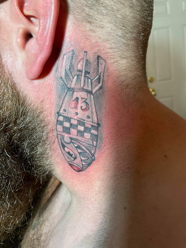 Explore linework tattoos ideas, creative tattoo ideas in Roanoke, available at RailYard INK