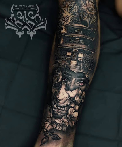 Explore totem pole tattoo ideas, creative tattoo ideas in Florissant, available at St. Louis Ink