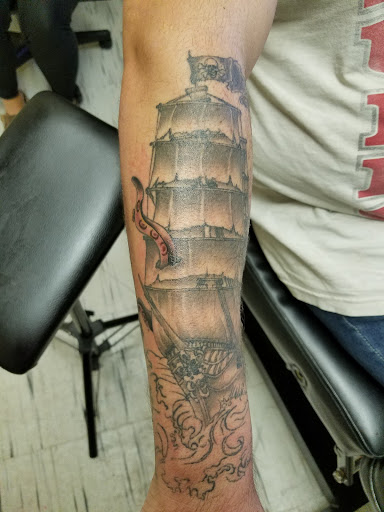 Explore spongebob tattoo ideas, creative tattoo ideas in Rapid City, available at Rushmore Tattoo Company LLC