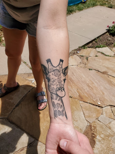 Explore women's leg sleeve tattoo ideas, creative tattoo ideas in Lubbock, available at Sinners & Saints Art Company