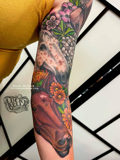 Explore gf name tattoo ideas, creative tattoo ideas in Maumelle, available at Lucky Bella Tattoos