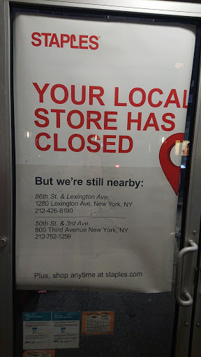 Office Supply Store «Staples», reviews and photos, 1257 2nd Ave, New York, NY 10065, USA