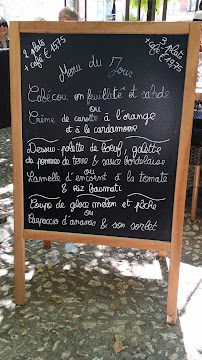 Restaurant français restaurant Bistrot 2 à Monpazier (le menu)