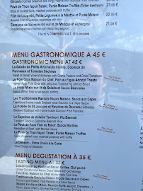 Restaurant français Lou Castelet Restaurant à Carros (le menu)