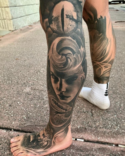 Explore minimalist tattoo ideas for men, creative tattoo ideas in Hollywood, available at Sacred Eye Tattoos