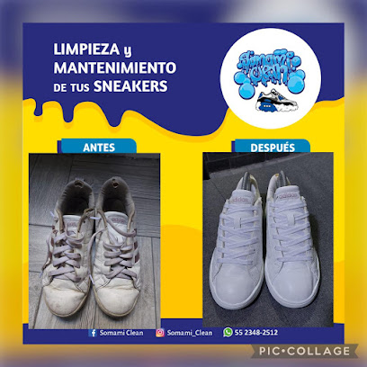 Somami Clean Limpieza y Mantenimiento de sneakers,Tintoreria, Lavandería y más