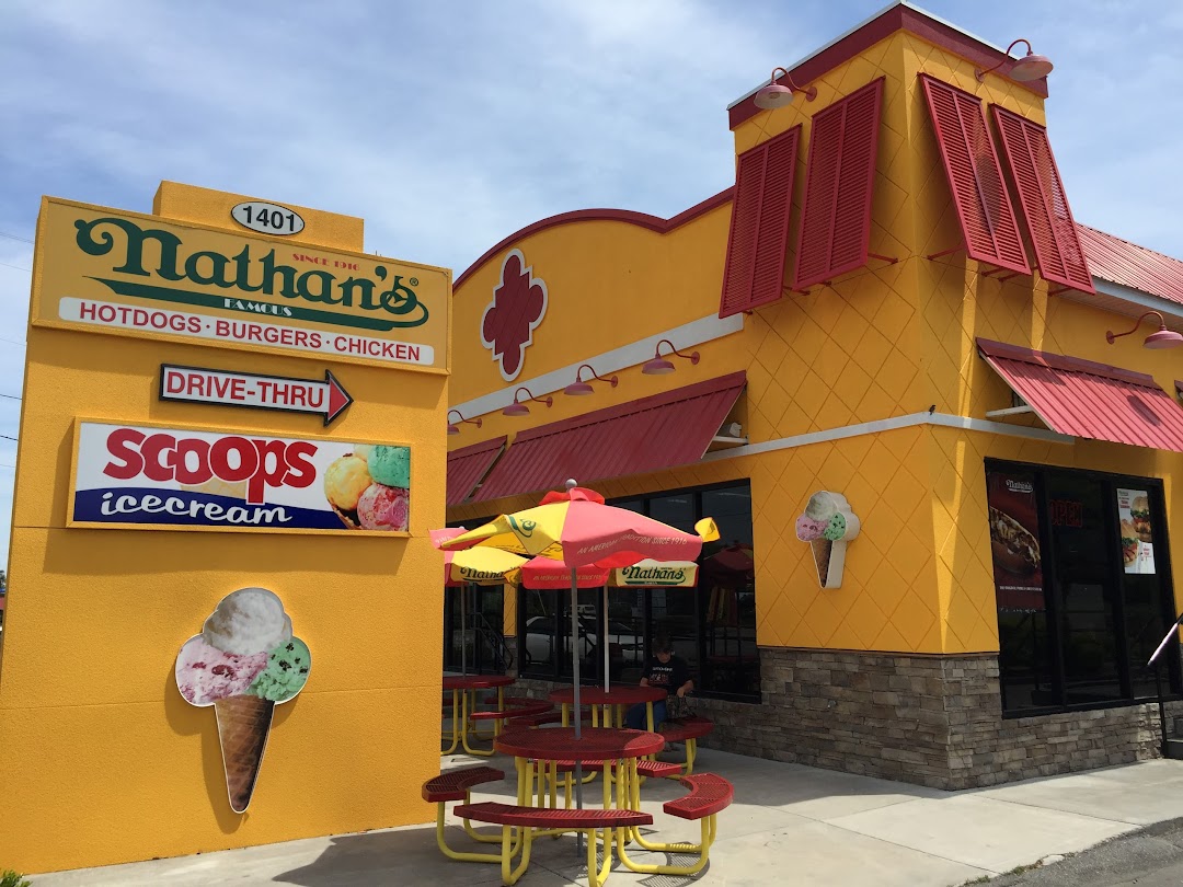 Nathans Famous Hot dogs & Scoops Ice Cream