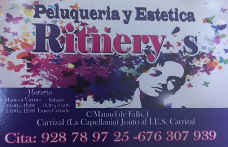 Peluqueria Ritnery C. Manuel de Falla, 1, 35240 Carrizal, Las Palmas, España