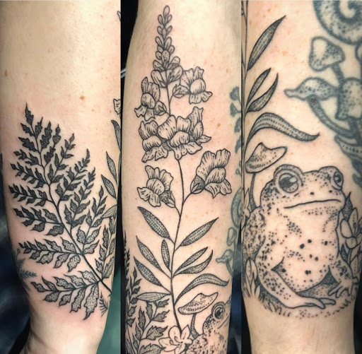Explore fire tattoo ideas, creative tattoo ideas in Chattanooga, available at Standard Ink Tattoo Co