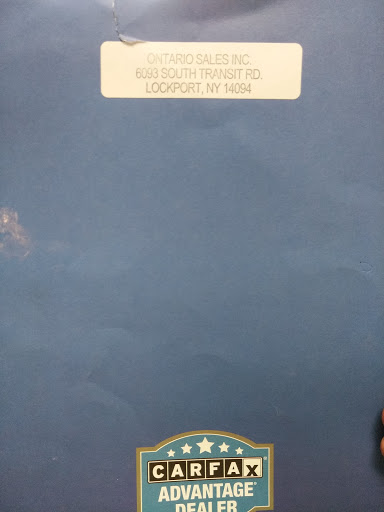 Used Car Dealer «Ontario Auto Sales LLC», reviews and photos, 6093 S Transit Rd, Lockport, NY 14094, USA
