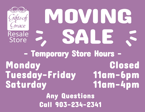 Thrift Store «Gifts of Grace Resale Store», reviews and photos, 2519 Judson Rd, Longview, TX 75605, USA