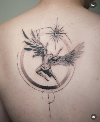 Explore aries tattoo ideas for women, creative tattoo ideas in Garland, available at Infamous Art Studio