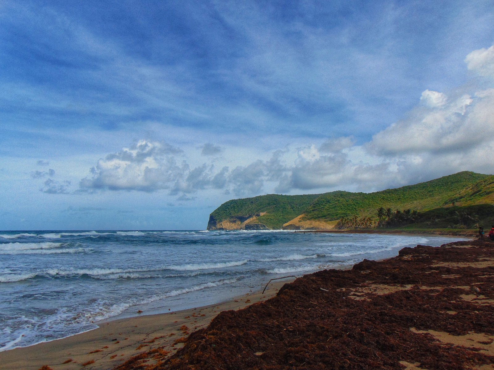 Photo de Grand Anse beach avec l'eau turquoise de surface