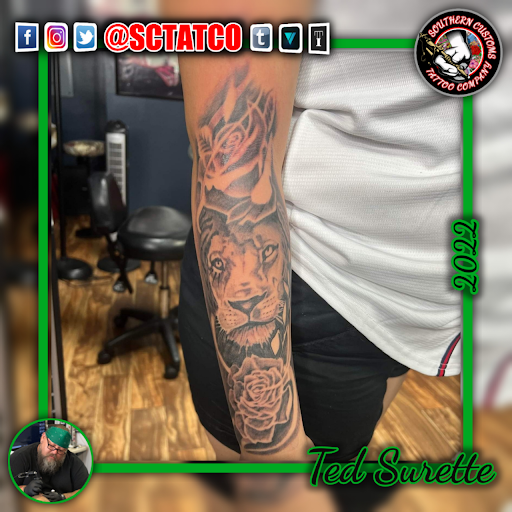 Explore baptism tattoo ideas, creative tattoo ideas in Fayetteville, available at Southern Customs Tattoo Company