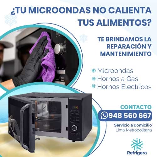Reparación de Microondas - Servicio Técnico Refrigera