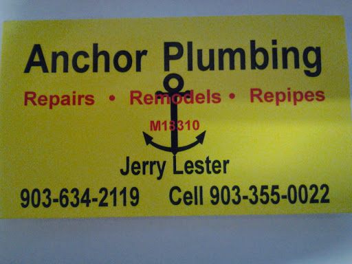 Anchor Plumbing in Lone Oak, Texas