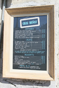 Restaurant Chai Beñat à Bayonne (la carte)