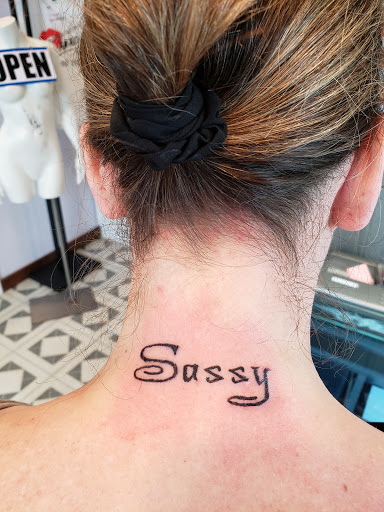 Explore house tattoo ideas, creative tattoo ideas in Davis, available at SIX GUN SOUND TATTOO