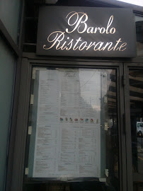 Restaurant italien Restaurant BAROLO Les Lilas à Les Lilas (le menu)