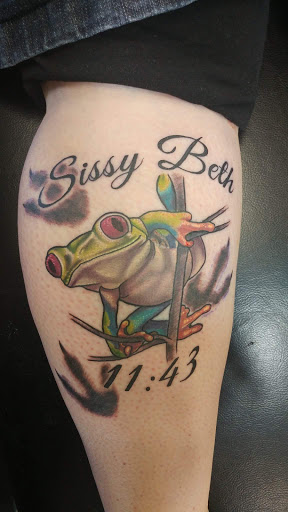 Explore ironman tattoo ideas, creative tattoo ideas in Coeur D Alene, available at Black Matter Tattoo