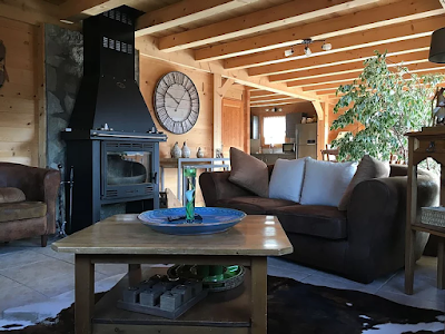 Chalet Vé La Jeanne: location chalet de vacances à la montagne avec sauna et jacuzzi (Haute Savoie) à Manigod