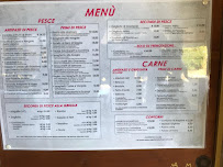 Menu du Ristorante da Renata à Porto Tolle
