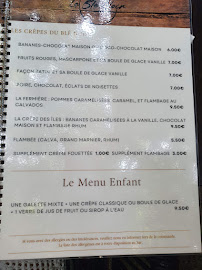Restaurant Crêperie - Le Blé Noir à Prades-le-Lez (le menu)