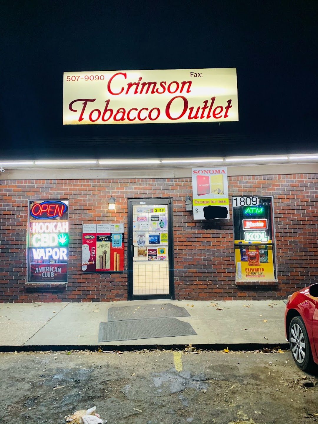 Crimson vape & Tobacco outlet