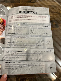 Restaurant Beach House à Regensburg (le menu)