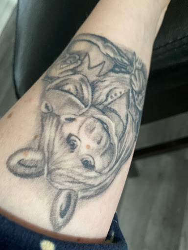 Explore cherry blossom tattoo ideas, creative tattoo ideas in South Milwaukee, available at Black sheep tattoo studio