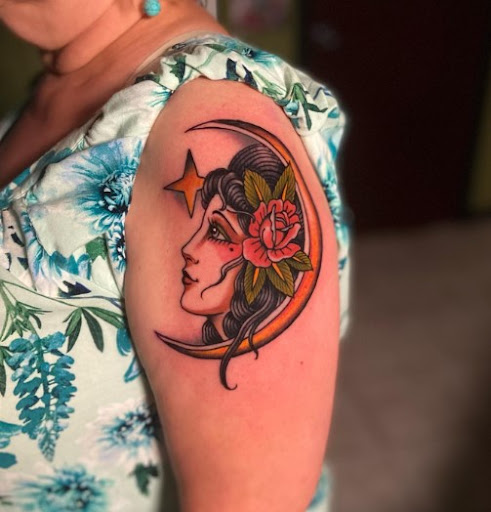 Explore cookie monster tattoo ideas, creative tattoo ideas in Woodstock, available at Lost Lagoon Tattoo