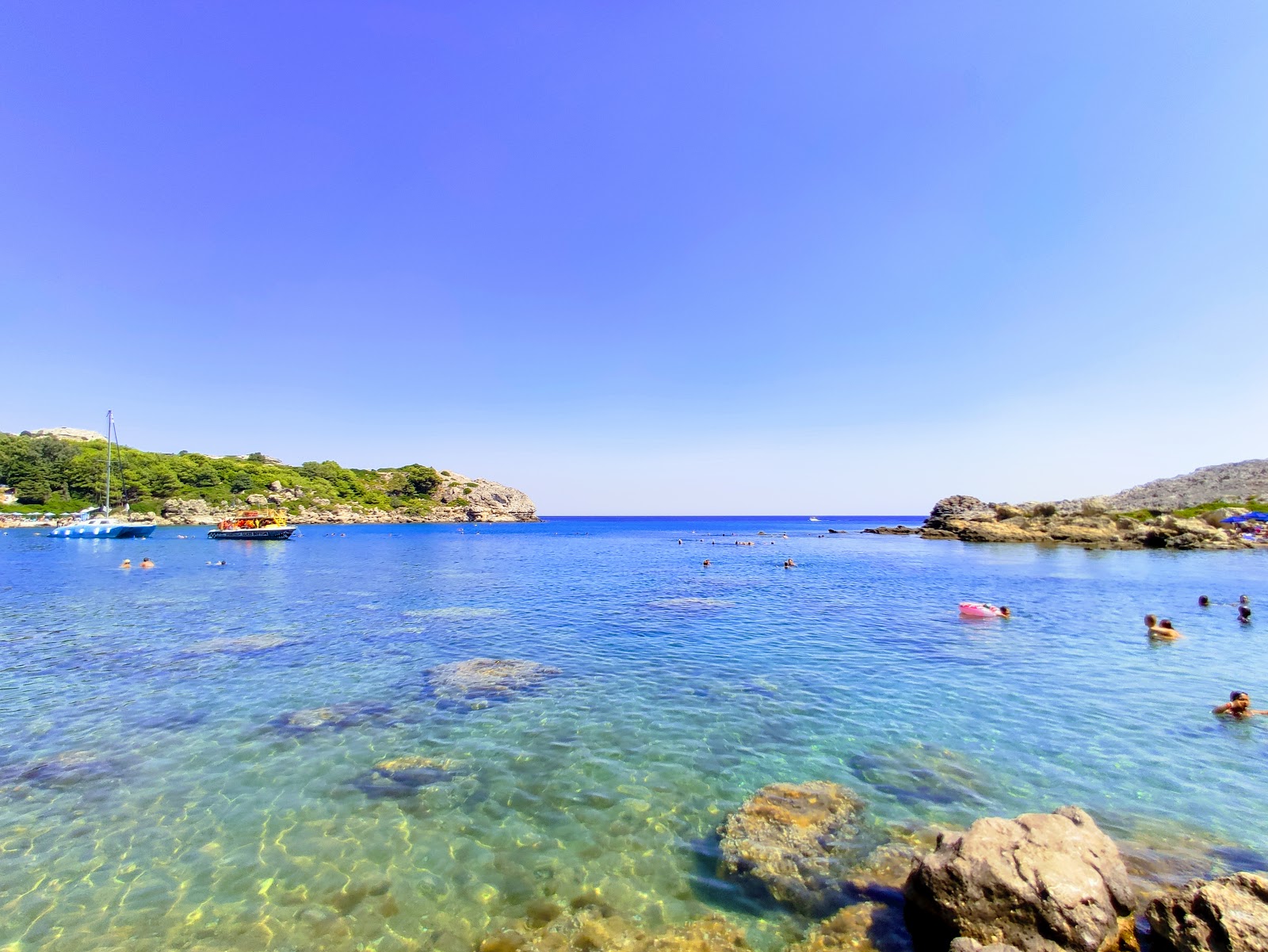 Photo of Ladiko Beach II backed by cliffs