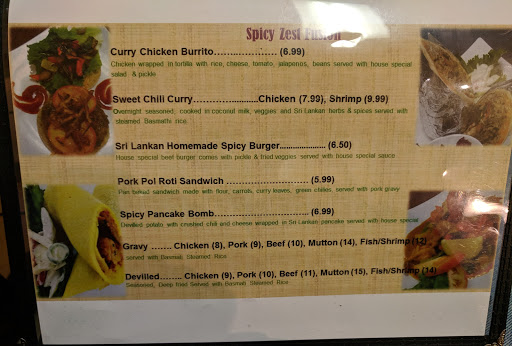 Sri Lankan Restaurant «SpicyZest», reviews and photos, 13920 Josey Ln, Farmers Branch, TX 75234, USA