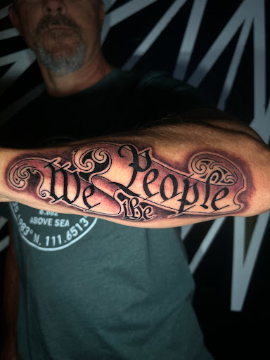 Explore auto tattoo ideas, creative tattoo ideas in Prescott, available at BlackGold Tattoo
