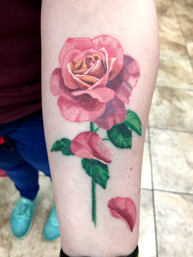 Explore waterfall tattoo ideas, creative tattoo ideas in Colorado Springs, available at West Side Tattoo