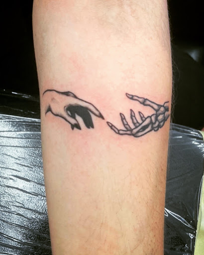 Explore word tattoo cover up ideas, creative tattoo ideas in Arcadia, available at Andersons Ink Parlor