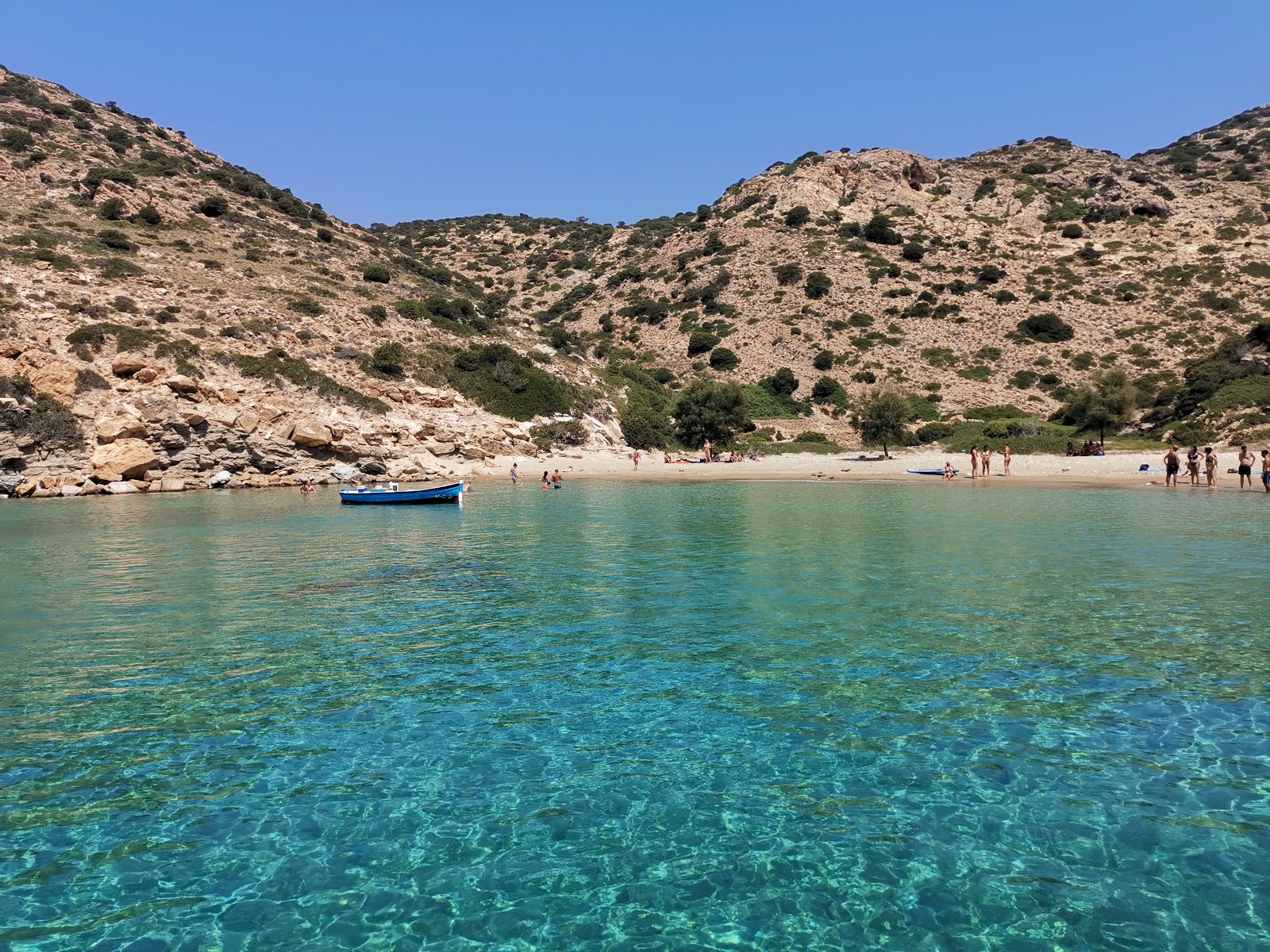 Photo de Plage d'Alimia situé dans une zone naturelle