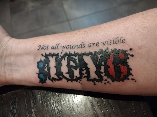 Explore disney thigh tattoo ideas, creative tattoo ideas in Lubbock, available at Hold Fast Tattoo Parlour