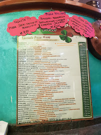 Carte du Pizzeria Il Quadrifoglio à Castel San Giovanni