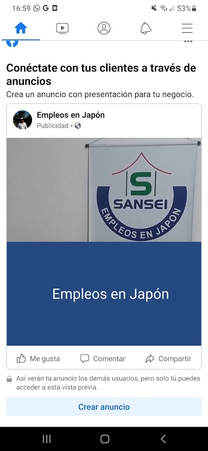 Sansei Grupo, Empleos en Japón