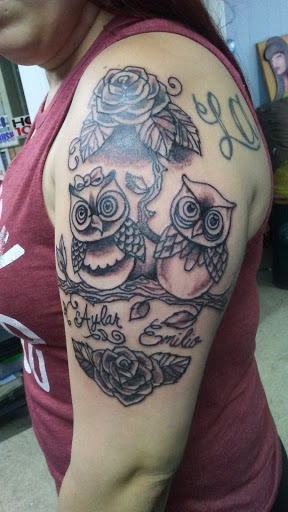 Explore twin flame tattoo ideas, creative tattoo ideas in Cranston, available at Kabloom Tattoo Studio