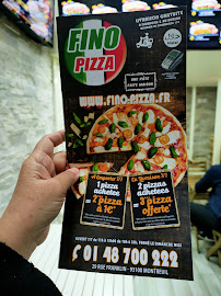 Pizzeria FINO PIZZA à Montreuil (le menu)