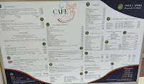 Restaurant Café de la Plage à Saint-Hilaire-de-Riez (le menu)