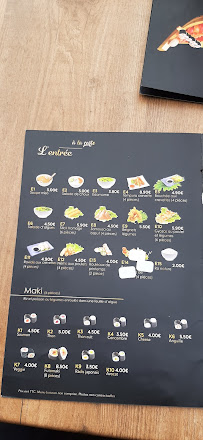 restaurant OISHI sushi à La Seyne-sur-Mer menu