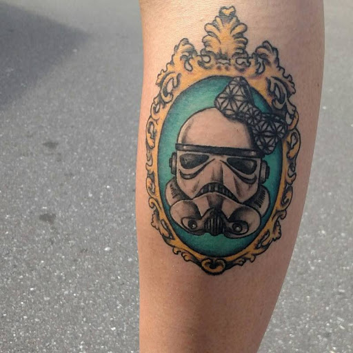 Explore rip cross tattoo ideas, creative tattoo ideas in Saint Petersburg, available at Lucky You Tattoo