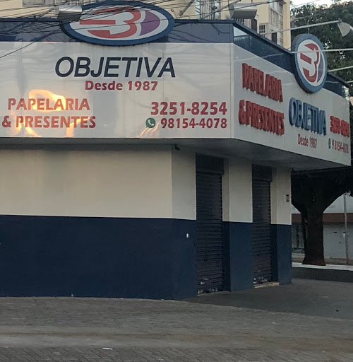 Logo da empresa - Objetiva Papelaria