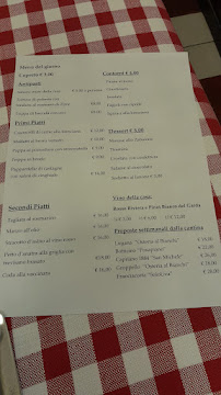 Carte du Osteria Al Bianchi à Brescia