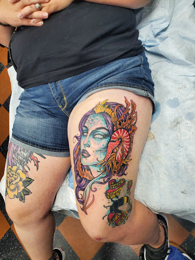 Explore religious tattoo ideas for women, creative tattoo ideas in Fall River, available at Fall River Tattoo Co