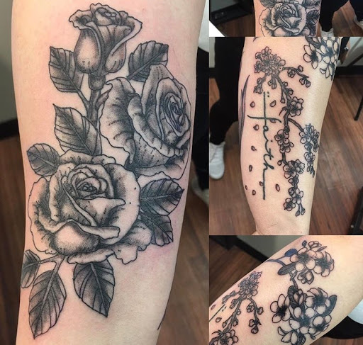 Explore tattoo hip ideas, creative tattoo ideas in Alamosa, available at The Shop Tattoo & Comics