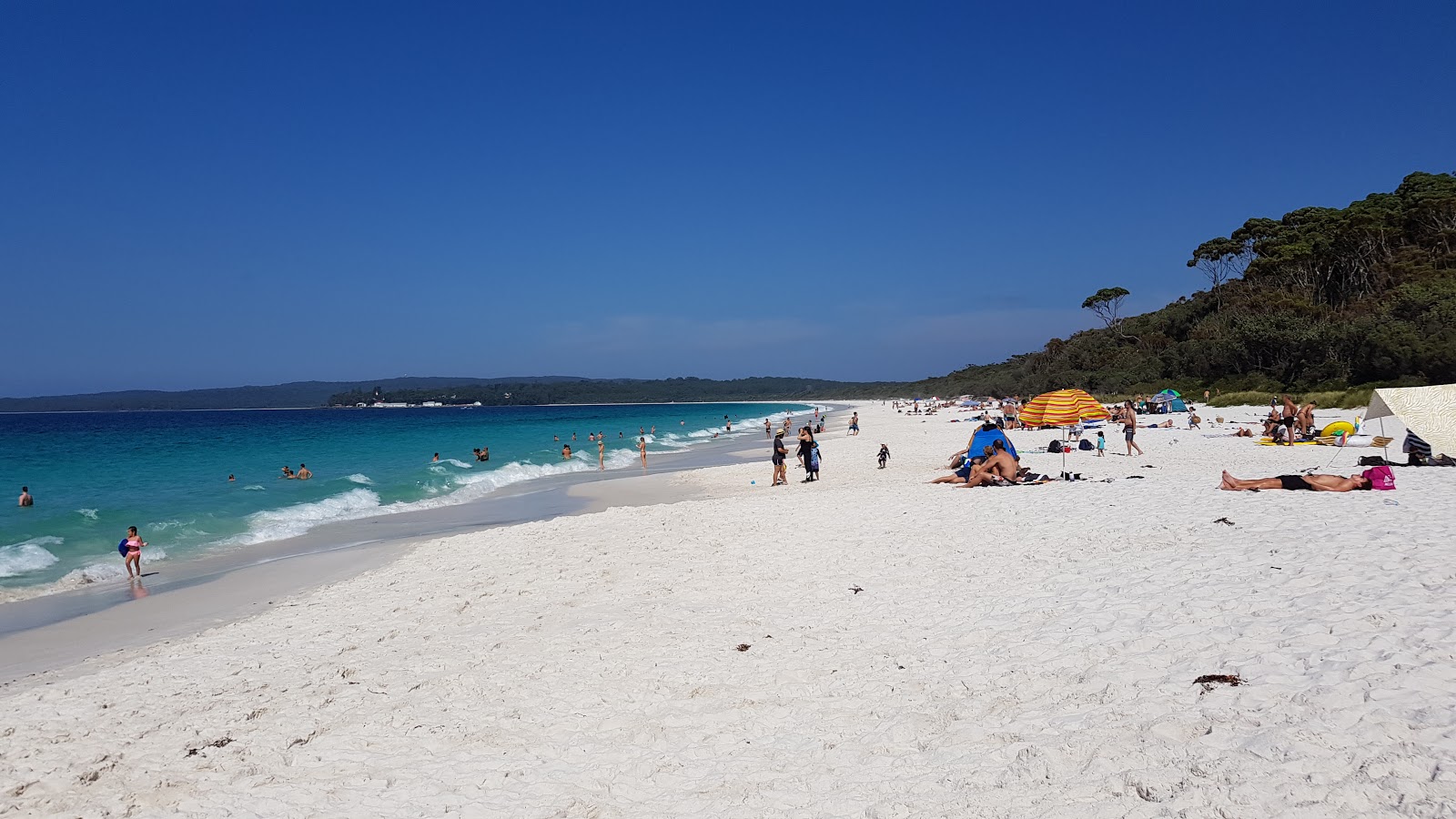 Hyams Beach的照片 带有白色细沙表面
